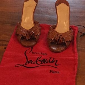 Leather Mule sandal.